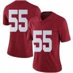 NCAA Women's Alabama Crimson Tide #55 Emil Ekiyor Jr. Stitched College Nike Authentic No Name Crimson Football Jersey LN17Z33XC